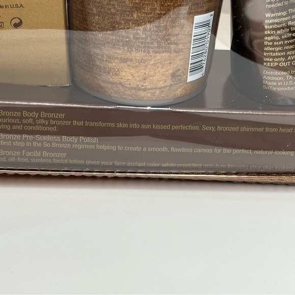 Hempz So Bronze set of 3 tanning kit : body bronzer . Tint. Scrub - Picture 13 of 13